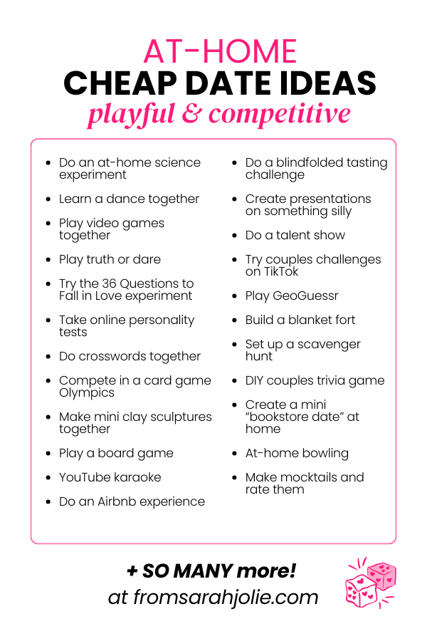 cheap date ideas