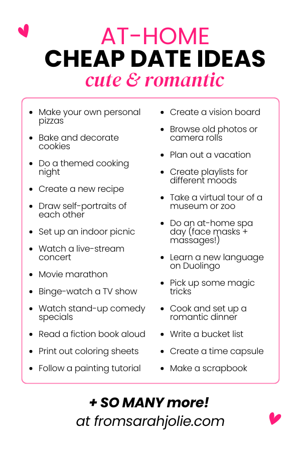 cheap date ideas